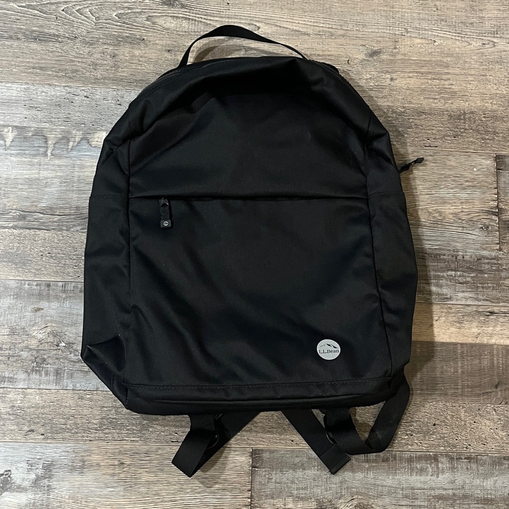L.L Bean Unisex Adult Black Nylon Backpack